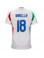 Italia Nicolo Barella #18 Bortedrakt EM 2024 Korte ermer